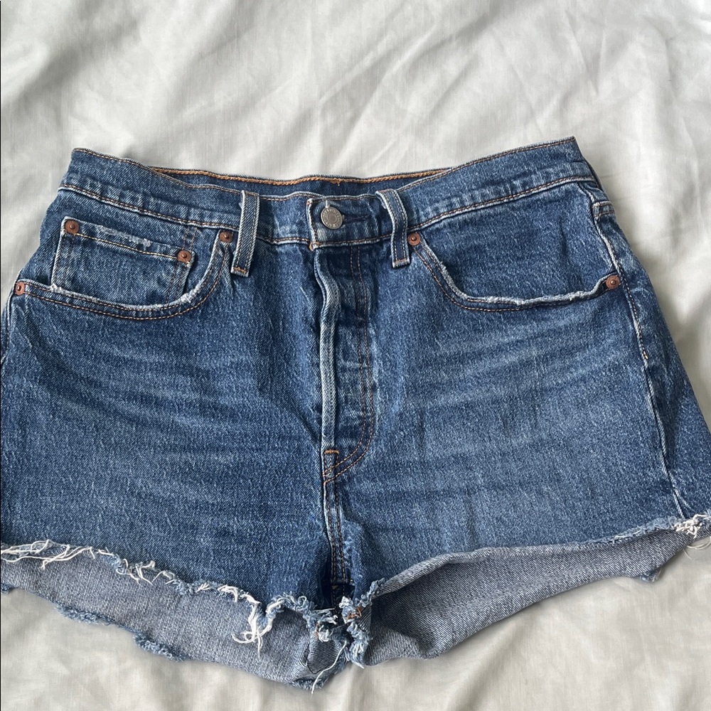 Levi's Women's Blue Jean Shorts